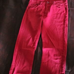 L Red Levis Jeans Sz W34 L34